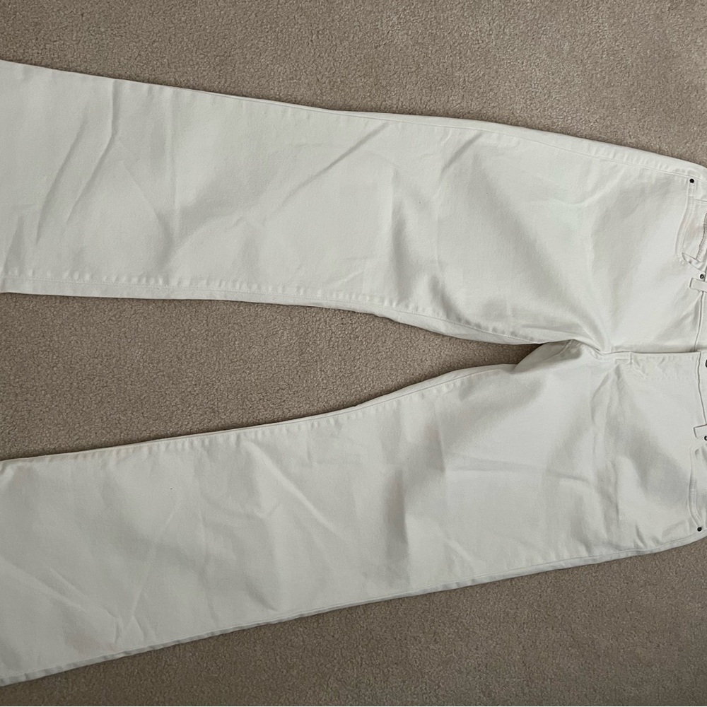 Levi’s Perfectly Shaping 512 Boot Cut White Jeans Women's 20W Medium - Picture 3 of 6